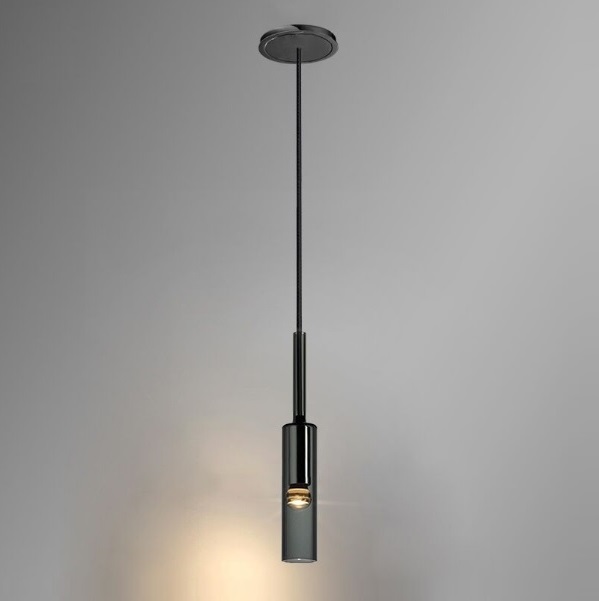 Светильник подвесной ElegantLight DZN-51418 ЧЕРНЫЙ ` D70/H420+1500/1/E14/40W 24-08
