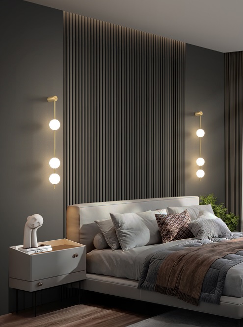 Светильник DZN-13800 ЗОЛОТАЯ БРОНЗА ` D120/H1030/3/LED/.W/4000K плафон D120 белое матовое стекло BAA