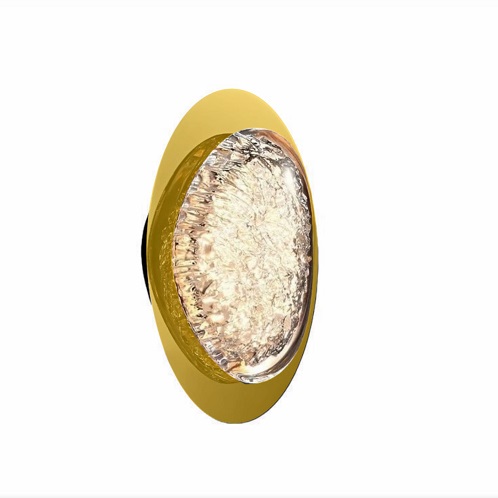 Светильник DZN-14976 ЗОЛОТО + ПРОЗРАЧНЫЙ D160/H250/1/LED/8W/4500K EVIAN LONG