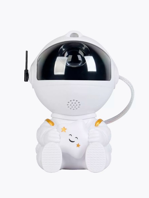 Светильник-проектор 735 БЕЛЫЙ D85/H125 проектор звездного неба SPACEMAN / КОСМОНАВТ RSP 24-06