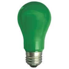 Ecola classic LED color 8,0W A55 220V E27 Green Зеленая 360° (композит) 108x55